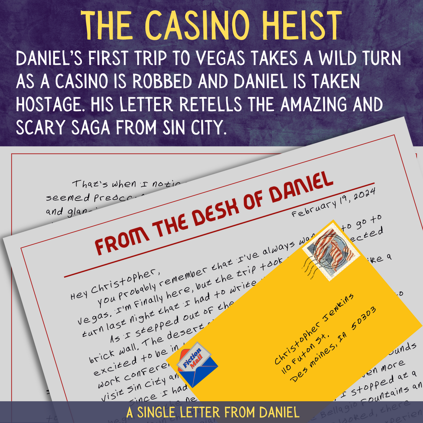 Casino Heist Fiction Mail Single