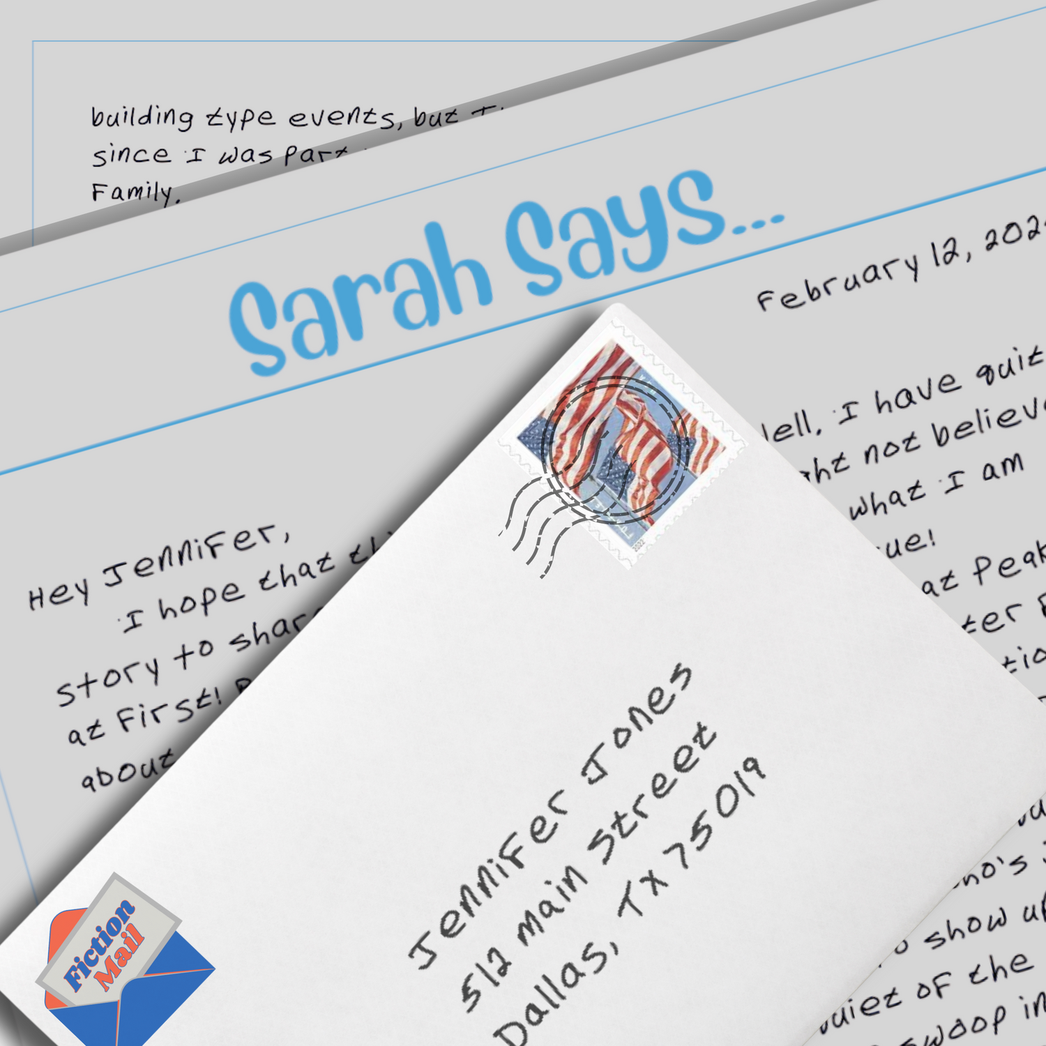 Fiction Mail - fun fiction mailed as personalized letters