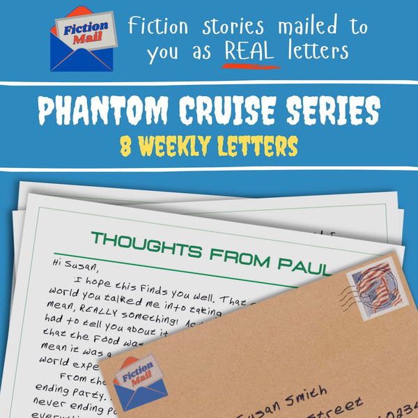 Phantom Cruise personalized letter series by Fiction Mail