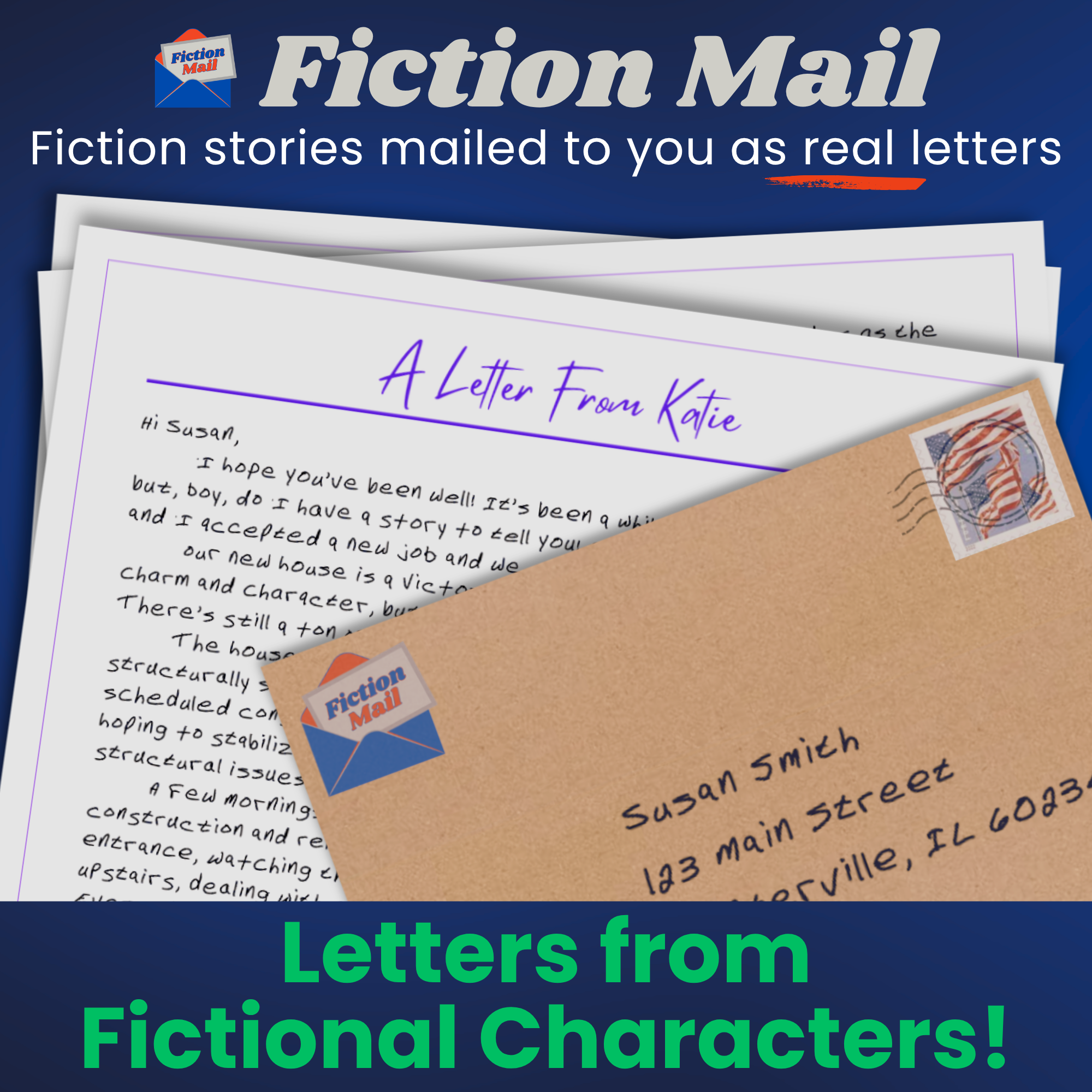 How to Get Snail Mail Letters from Fictional Characters – Fiction Mail