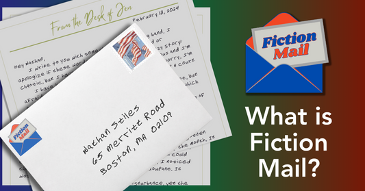 What is Fiction Mail? Weekly fiction subscription by mail sent as personalized letters.