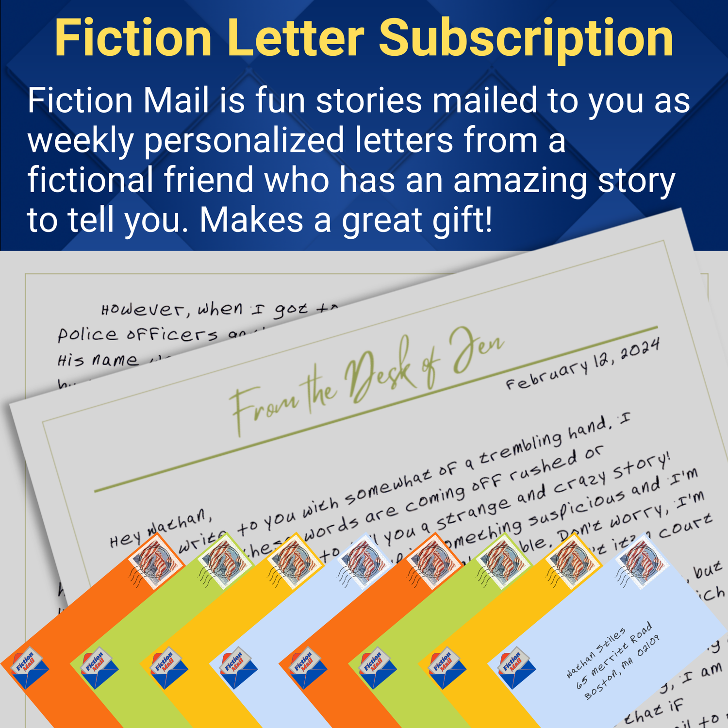 Fiction letter subscriptions