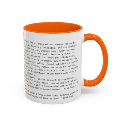 Fiction Coffee Mugs | Emma Mug | Classic Opening Passage | Book Lover Gift