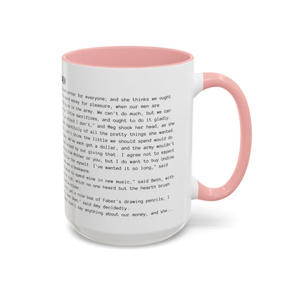 Fiction Coffee Mugs | Little Women Mug | Classic Opening Passage | Book Lover Gift