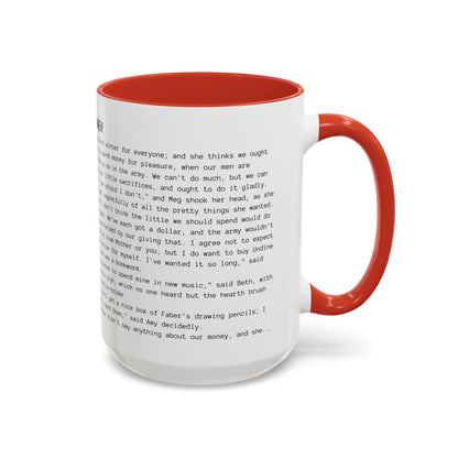 Fiction Coffee Mugs | Little Women Mug | Classic Opening Passage | Book Lover Gift