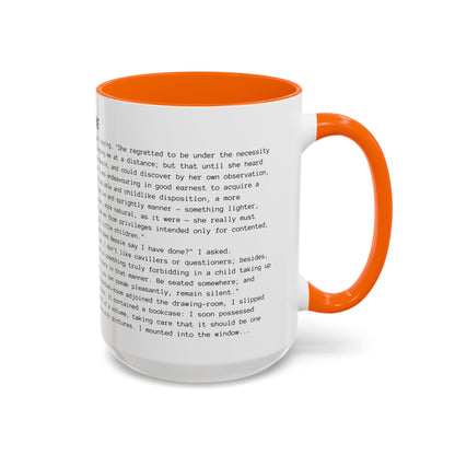 Fiction Coffee Mugs | Jane Eyre Mug | Classic Opening Passage | Book Lover Gift