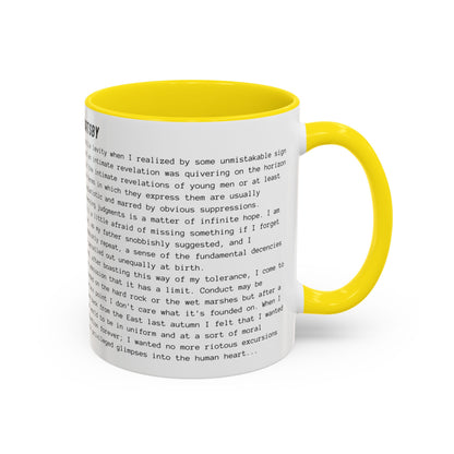 Fiction Coffee Mugs | The Great Gatsby Mug | Classic Opening Passage | Book Lover Gift