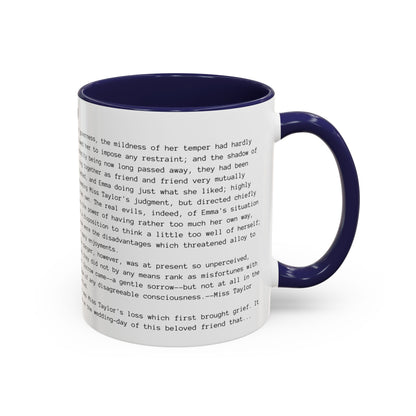 Fiction Coffee Mugs | Emma Mug | Classic Opening Passage | Book Lover Gift