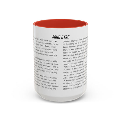 Fiction Coffee Mugs | Jane Eyre Mug | Classic Opening Passage | Book Lover Gift