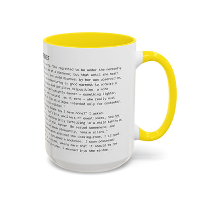 Fiction Coffee Mugs | Wuthering Heights Mug | Classic Opening Passage | Book Lover Gift