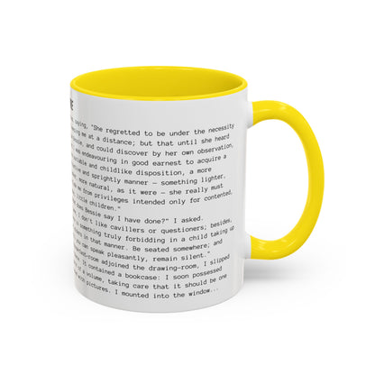 Fiction Coffee Mugs | Jane Eyre Mug | Classic Opening Passage | Book Lover Gift