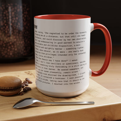 Fiction Coffee Mugs | Jane Eyre Mug | Classic Opening Passage | Book Lover Gift