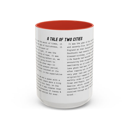 Fiction Coffee Mugs | A Tale of Two Cities Mug | Classic Opening Passage | Book Lover Gift