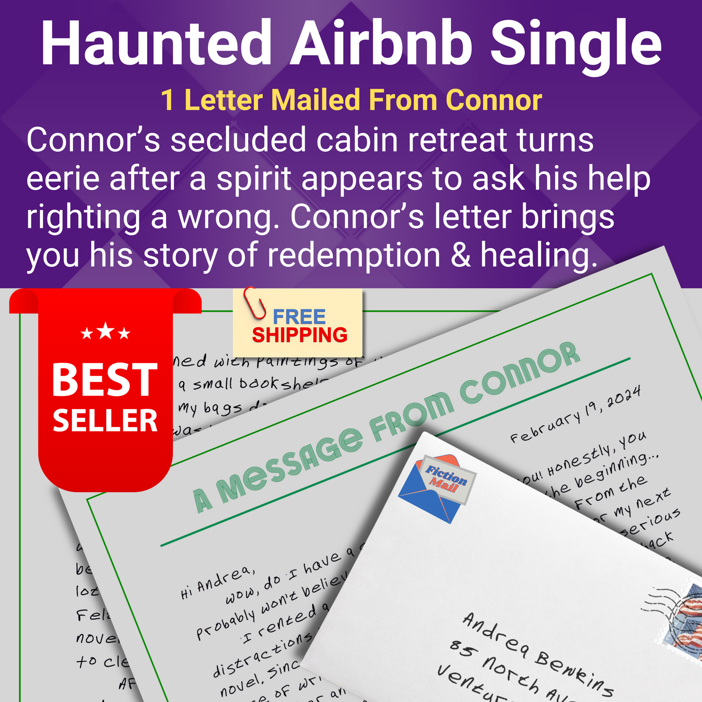 Haunted Airbnb Fiction Mail Single