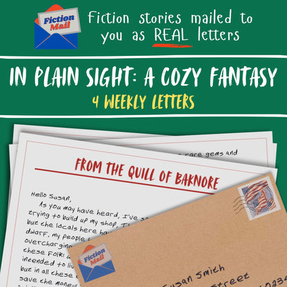 In Plain Sight: A Cozy Fantasy Series | 4 Weekly Fiction Letters