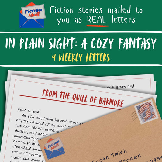 In Plain Sight: A Cozy Fantasy Series | 4 Weekly Fiction Letters