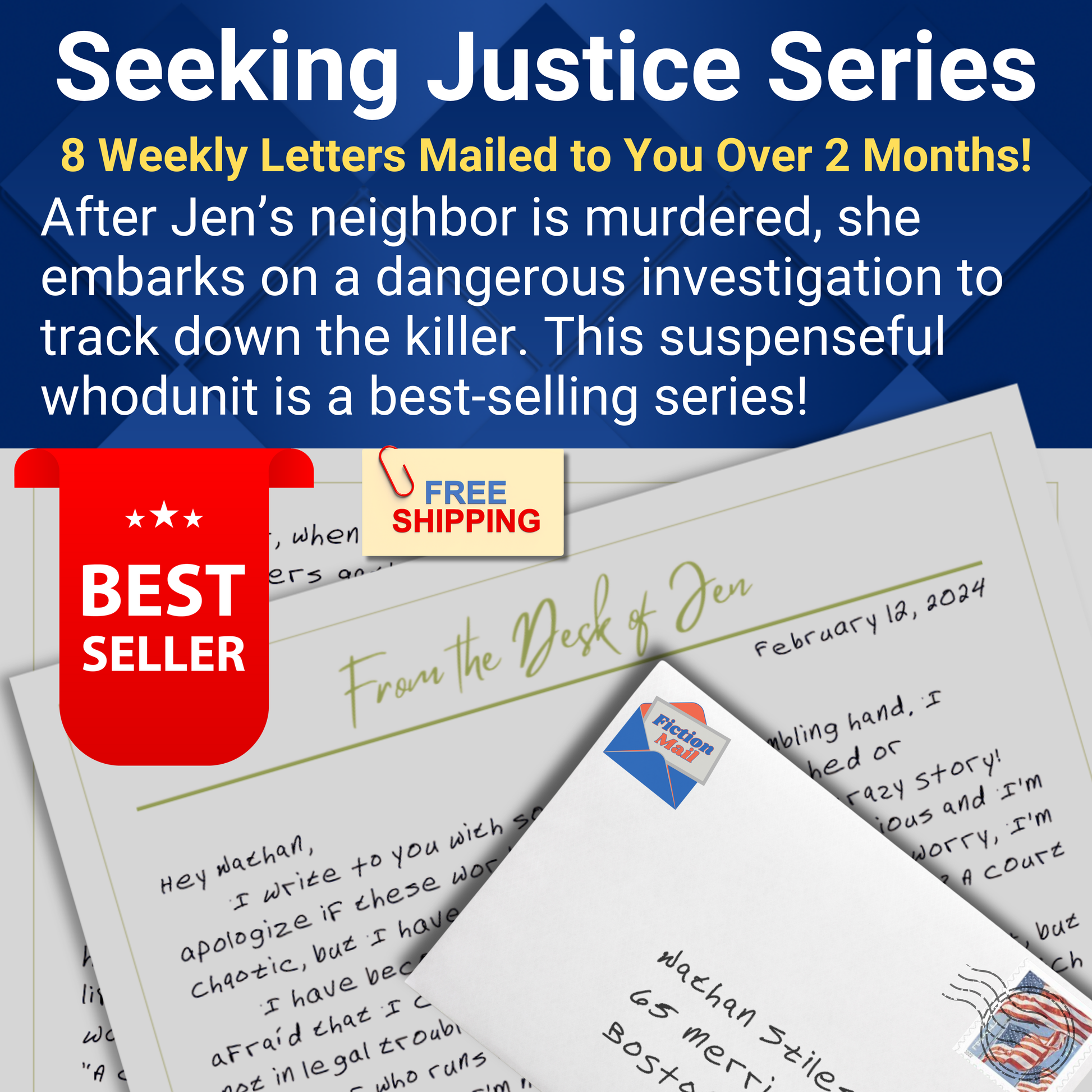 Seeking Justice Series of Fiction Mail Letters