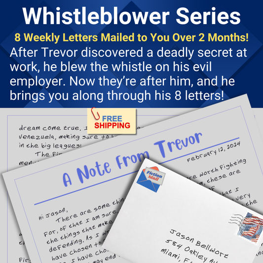 Whistleblower Series of Fiction Mail Letters