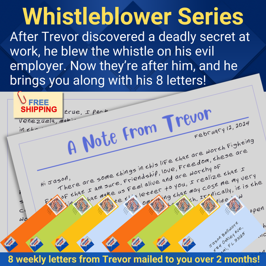 Fiction Mail Whistleblower Series of Stories by Mail