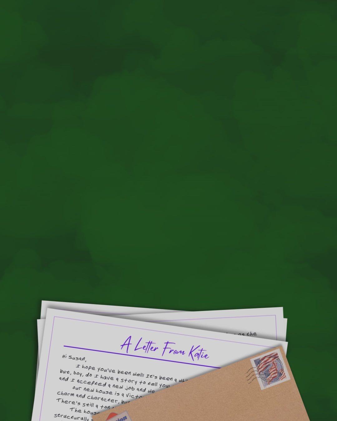 Buried Secrets Fiction Mail Letters