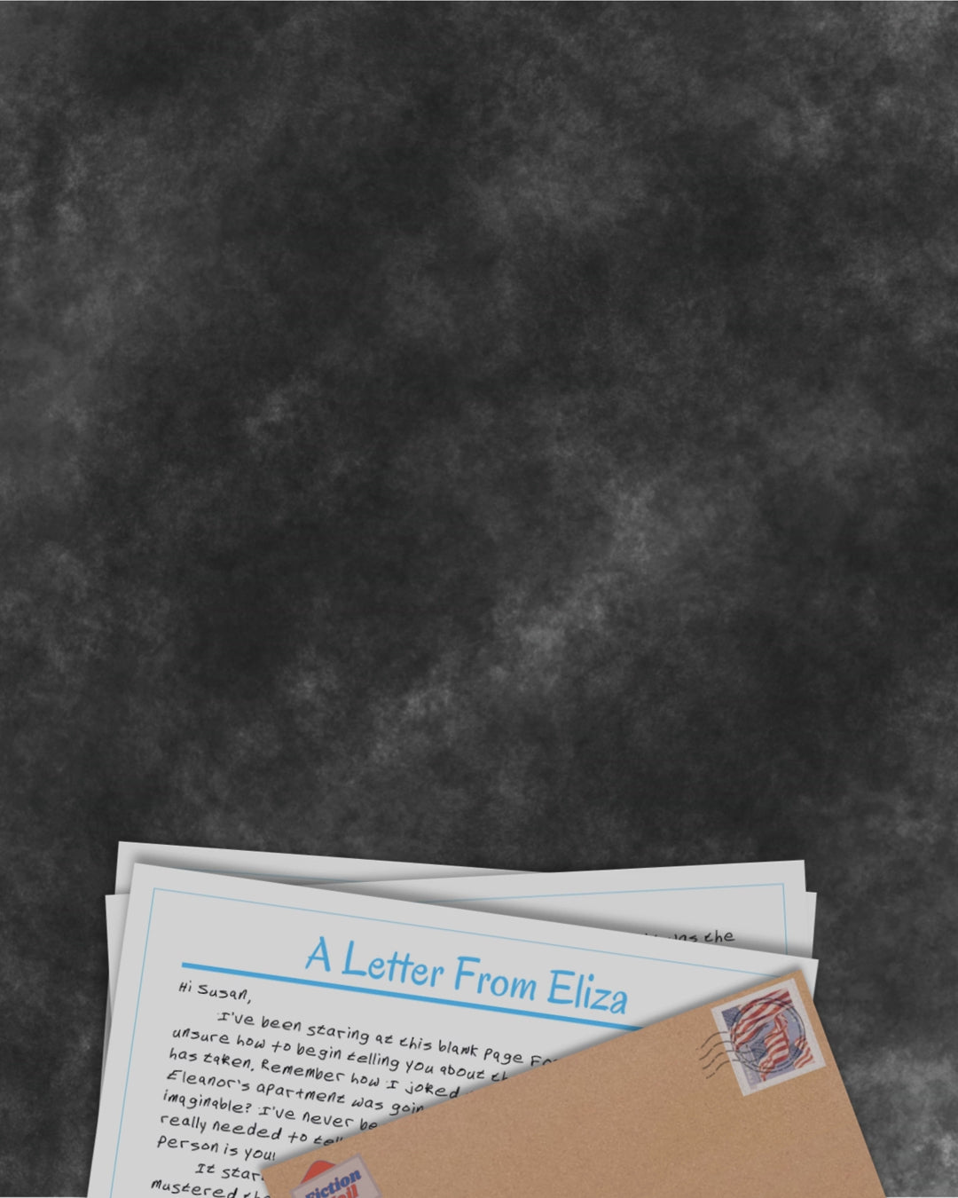 20 Letter Fiction Mail Bundle of Historical Fiction Letters